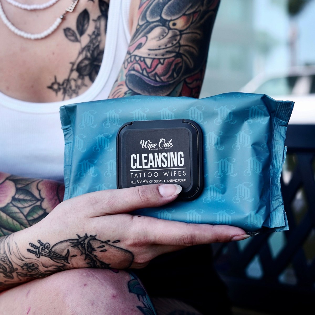 Cleansing Tattoo Wipes (40 Count) – MD Wipe Outz
